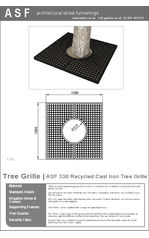 ASF 330 Cast Iron Tree Grille