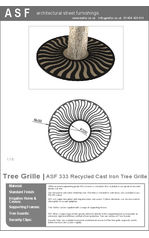 ASF 333 Cast Iron Tree Grille