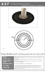 ASF 336 Cast Iron Tree Grille