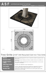 ASF 340 Cast Iron Tree Grille
