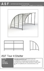 ASF Tour 4 Cycle Shelter