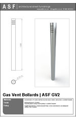 ASF GV2 gas vent bollard
