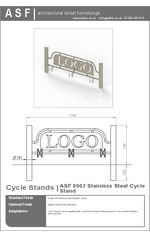 ASF 8002 Stainless Steel Cycle Stand