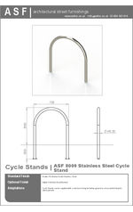 ASF 8009 Stainless Steel Cycle Stand