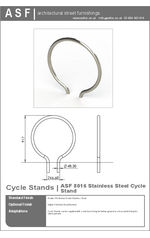 ASF 8016 Stainless Steel Cycle Hoop