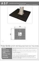 ASF 304 Cast Iron Tree Grille