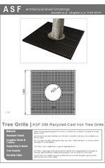 ASF 306 Cast Iron Tree Grille