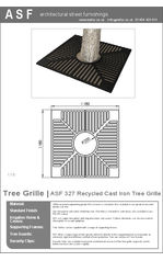 ASF 327 Cast Iron Tree Grille