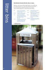 ASF Stainless Steel Litter Bins