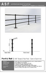 ASF Stowe Cast Iron Post