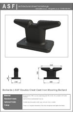 ASF Double Cleat Mooring Bollard