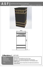 ASF 401 Litterbin