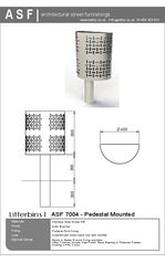 ASF 7004 Stainless Steel Litterbin