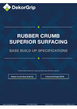 DekorGrip Rubber Crumb technical info