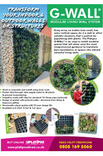 G-WALL modular living wall system