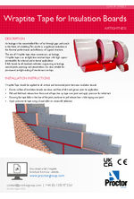 Wraptite Tape for Insulation Boards
