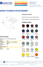 QFSN1 flexible stair nosing