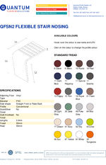 QFSN2 flexible stair nosing