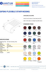 QFSN5 flexible stair nosing