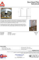 AUTOPA Door Guard - Thin, Galvanised