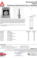 AUTOPA RetractaPost 500 - Round