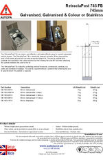 AUTOPA RetractaPost 745 FB