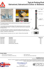 AUTOPA TOPLOK Parking Post - Round