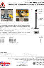 AUTOPA TOPLOK FB Parking Post - Round