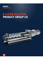 Hygienic pump range CS