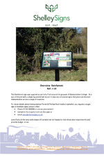 Rainforest interpretation signs - Warwickshire College