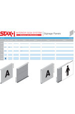 Stax interior modular sign system