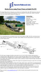 Hydropower screw generator case study - Esholt WwTW