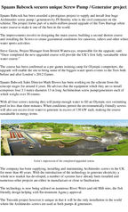 Hydropower screw generator - Teesside - press release