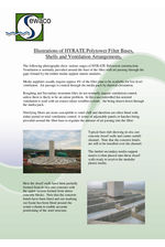 Illustrations of HYRATE Polytower Filter Bases, Shells and Ventilation