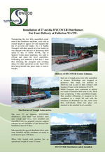 Open Trough Distributors - Installation at Fullerton