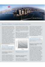 Bioassay validation accurately determines UV dose