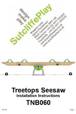 Treetops 4-seater seesaw - installation
