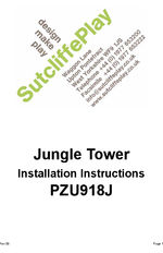 Jungle Tower Installation Instructions PZU918J