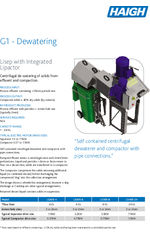 LISEP dewatering unit