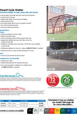 Peveril cycle shelter