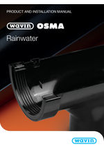 Wavin osma rainwater product and installation manual