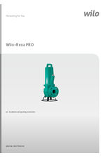 Wilo-Rexa PRO installation and operating instructions