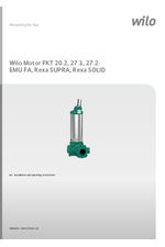 Wilo Motor FKT 20.2, 27.1, 27.2: EMU FA, Rexa SUPRA, Rexa SOLID