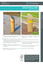 Splay bollard