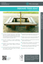 Square tree seat