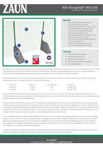 RDS StrongHold temporary fencing