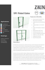 SR1 Rated Gates Datasheet