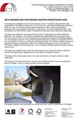 Case study: Footbridge over the Kennet & Avon Canal, Hungerford