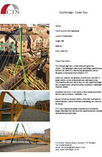 Case study: cable stay bridge, Southbridge, Northampton