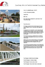 Case study: Tied arch vierendeel truss bridge, Bedford